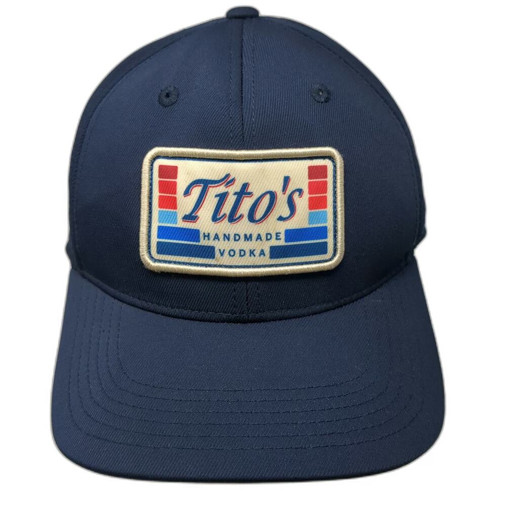 Imperial Snapback Blue One Size Titos Handmade Vodka Austin Texas Patch Logo Hat